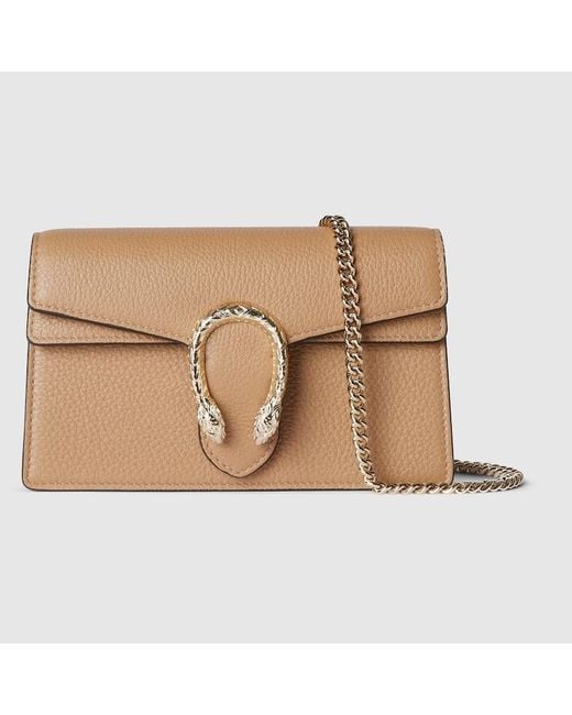 Minibolso De Hombro Dionysus Gucci de color Natural
