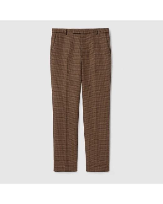 Pantalone di Gucci in Brown da Uomo