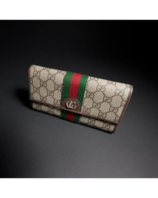 Gucci Metallic "Ophidia" Wallet