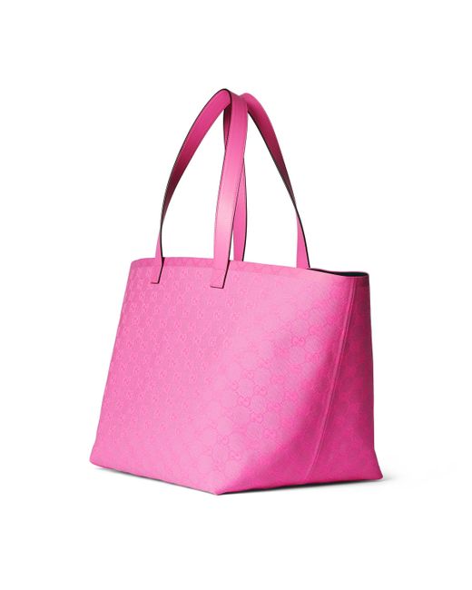 Gucci Pink GG Medium Tote Bag