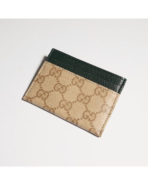 Gucci Metallic Essence Classic Card Case, Leather for men