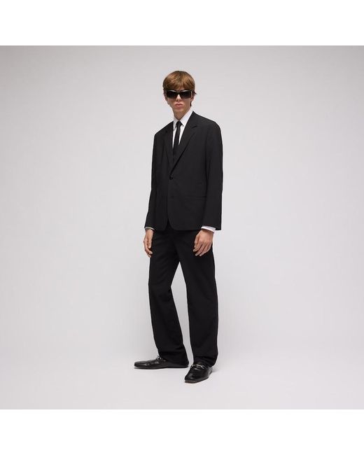 Gucci Black Technical Wool Blend Jacket for men