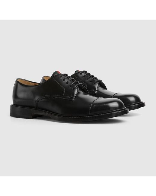 Scarpa Stringata Uomo, Taglia di Gucci in Black da Uomo