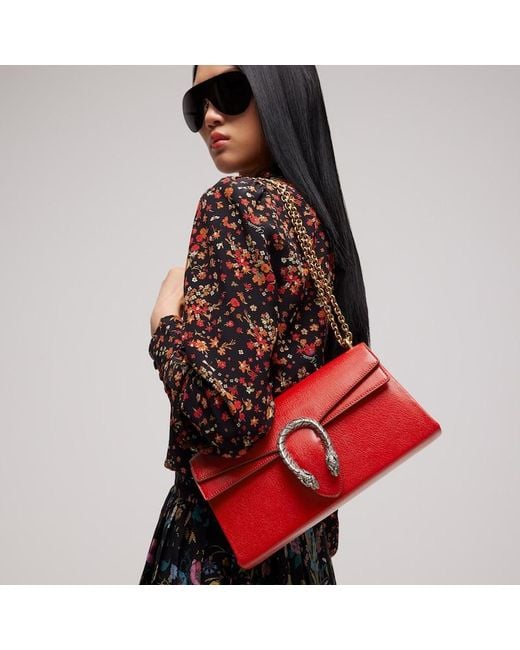 Gucci Red Dionysus Medium Shoulder Bag