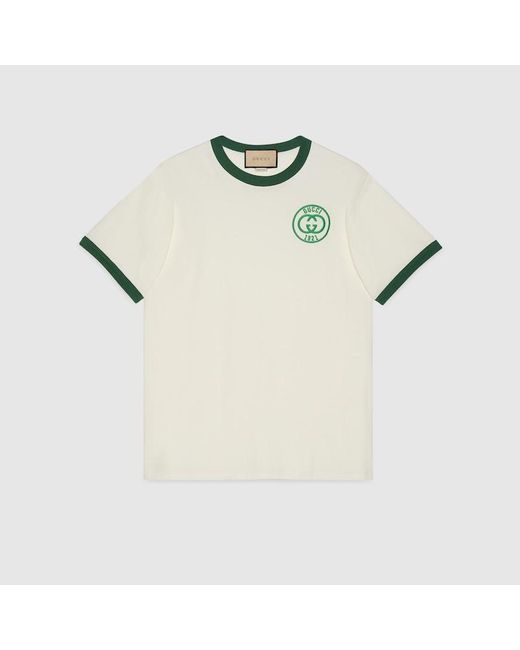 Gucci t shirt embroidered on sale