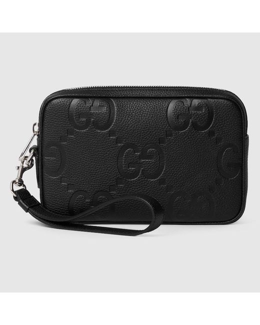 Gucci Black Small Jumbo Gg Pouch for men