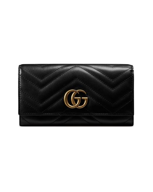 gucci gg marmont continental wallet