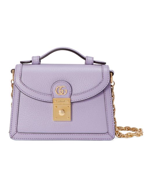 Gucci Purple Ophidia Mini Shoulder Bag