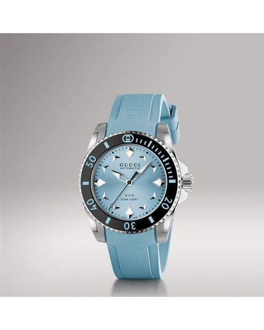 Gucci Blue Dive Watch, 36Mm