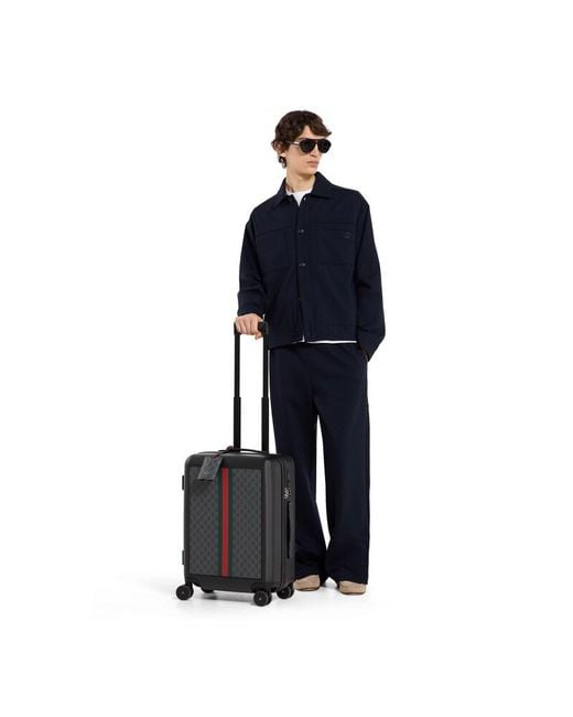Gucci Gray Porter Light Cabin Plus Trolley
