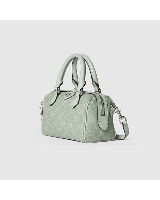 Gucci Green Ophidia GG Mini Top Handle Bag