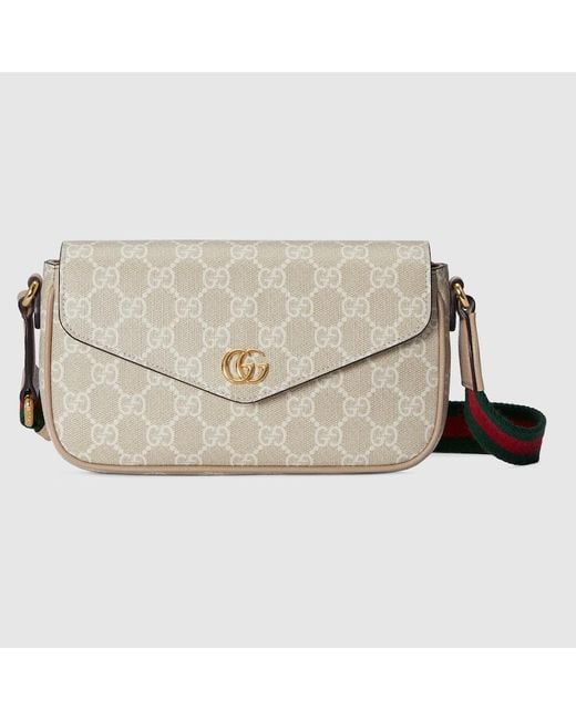 Gucci Natural Ophidia Pochette, Gg Canvas