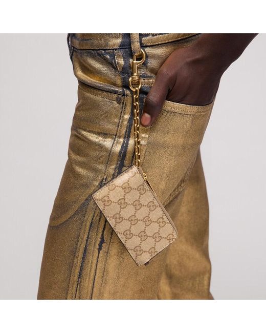 Gucci Natural Essence Classic Zip Key Case
