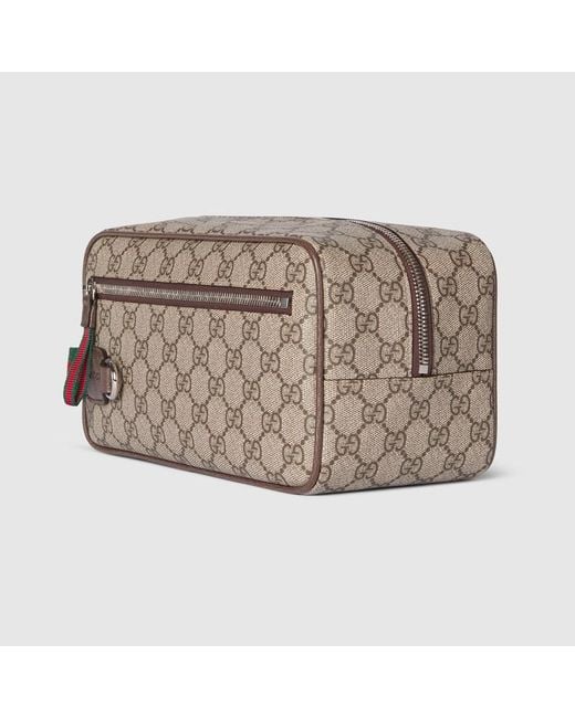 Gucci Metallic Medium Gg Toiletry Case