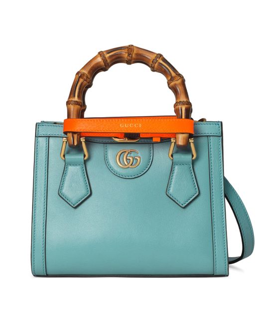 Mini borsa shopping diana di Gucci in Blue