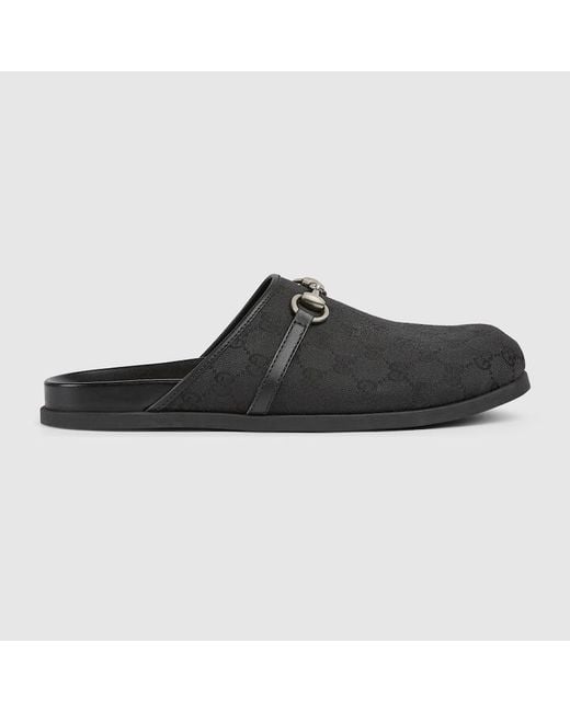 Gucci Black Horsebit Mule for men