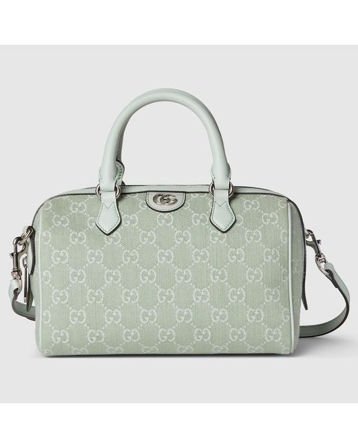 Gucci Green Ophidia GG Small Top Handle Bag