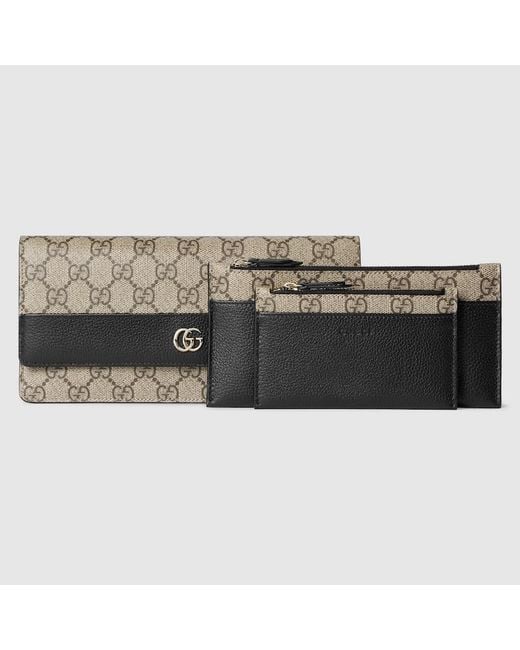 Gucci Black Gg Marmont Wallet