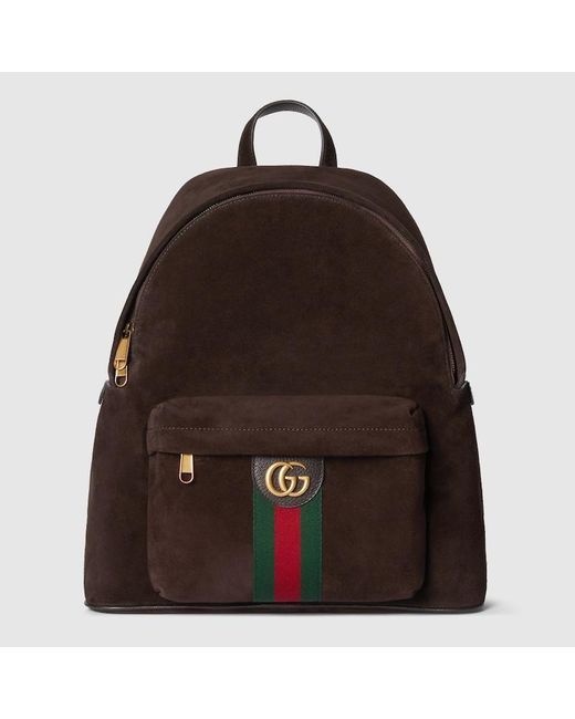 Gucci Brown Ophidia Medium Backpack for men