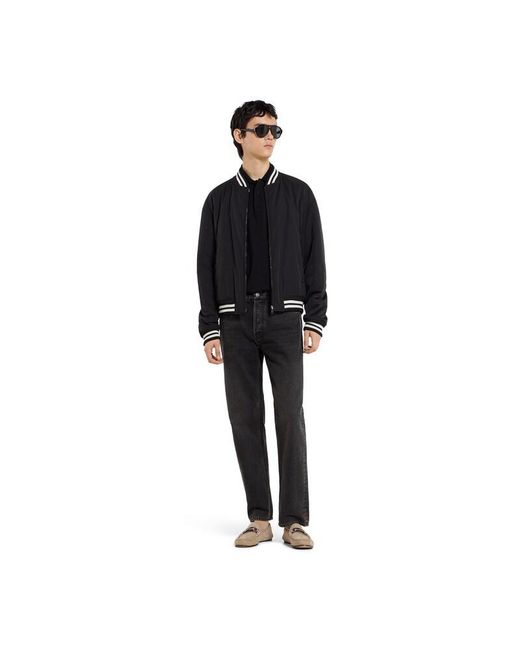 Gucci Black Reversible Nylon Twill Zip Jacket for men