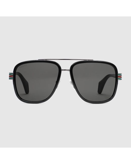 Gucci Multicolor Aviator Sunglasses for men