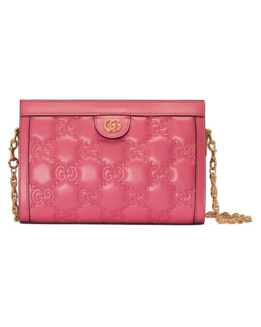 Gucci Kleine Tasche aus GG Matelassé in Pink | Lyst DE