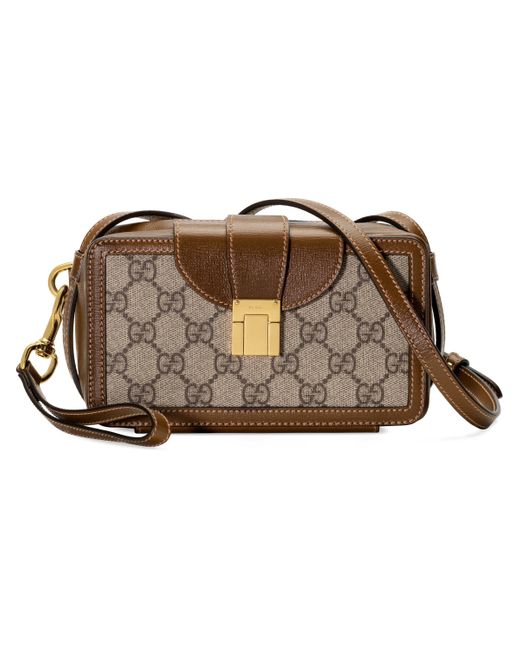 Gucci Natural GG Mini Bag With Clasp Closure for men