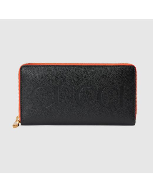 Gucci 【公式】 (グッチ) ロゴ ジップアラウンドウォレットブラック