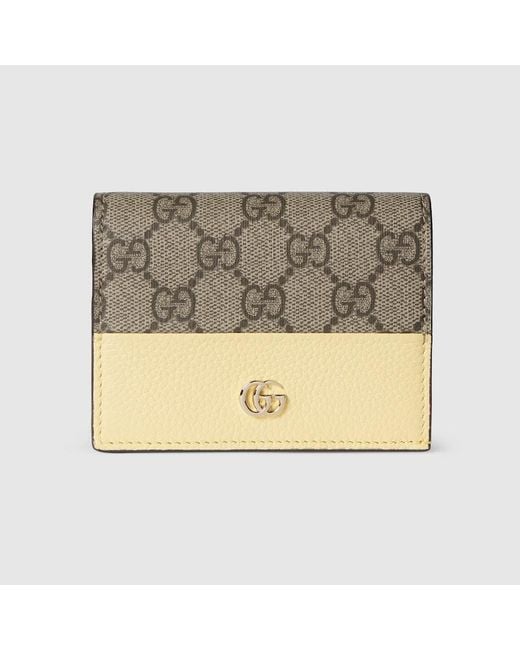 Gucci Metallic Bi-Colour Gg Marmont Small Wallet