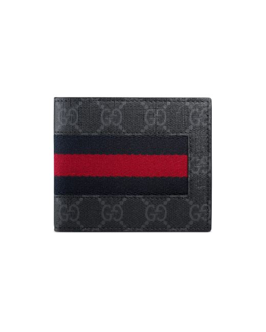 Gucci Canvas GG Supreme Web Wallet in 