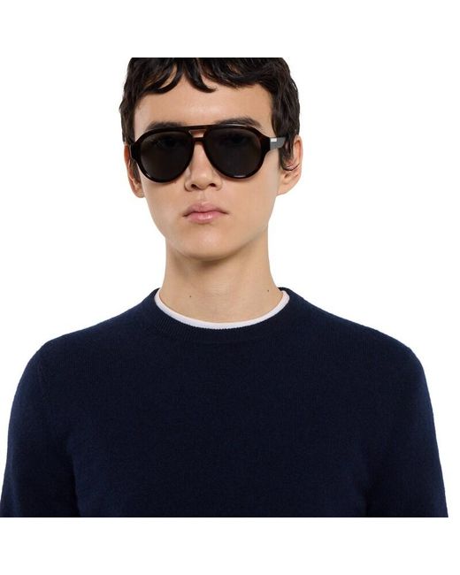 Gucci Blue Knit Cashmere Jumper for men