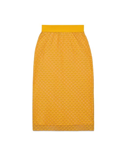 Falda adidas x de tul con gg Gucci de Tul de color Amarillo | Lyst