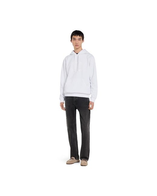 Gucci White Cotton Jersey Sweatshirt With Print for men