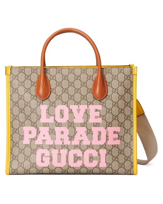Gucci Love Parade Tote Bag in Natural for Men Lyst