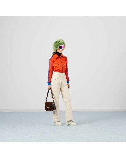 Gucci Natural Hose Aus Gg Baumwollcanvas, Größe
