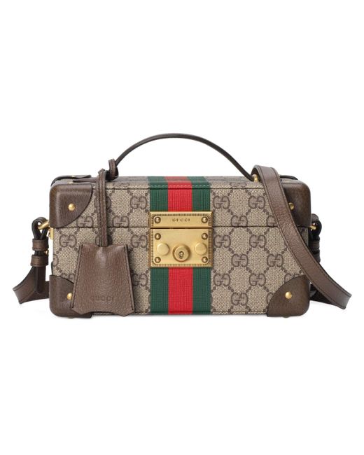 Gucci Canvas GG Padlock Watch Case With 