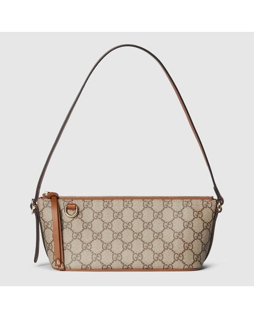Gucci Metallic Gg Emblem Small Shoulder Bag, Gg Canvas