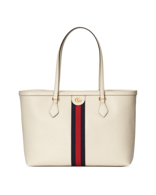 Gucci Ophidia Medium Tote In Natural Lyst gucci-ophidia-medium-tote-in-natural-lyst