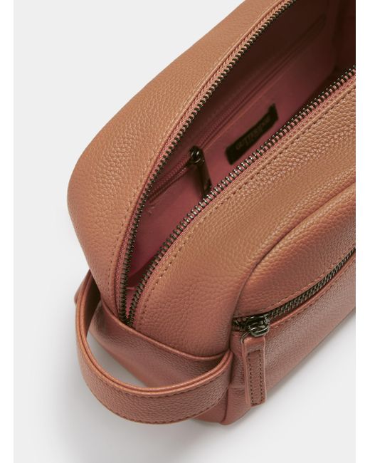 Necessaire Con Cerniera, Taglia di Gutteridge in Brown da Uomo