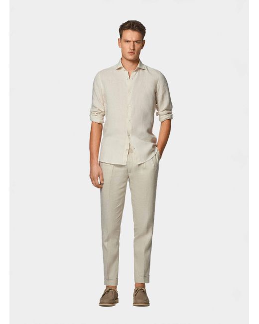 Camicia di Gutteridge in Natural da Uomo