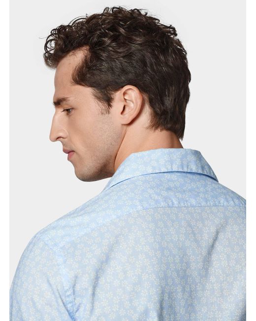 Camicia Bowling di Gutteridge in Blue da Uomo