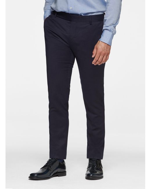 Pantalón De Traje De Pura Lana Superfina 110's Reda, Talla Gutteridge de hombre de color Blue