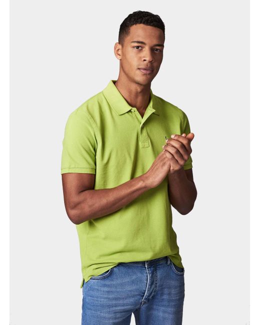 Gutteridge Basic-Poloshirt in Green für Herren