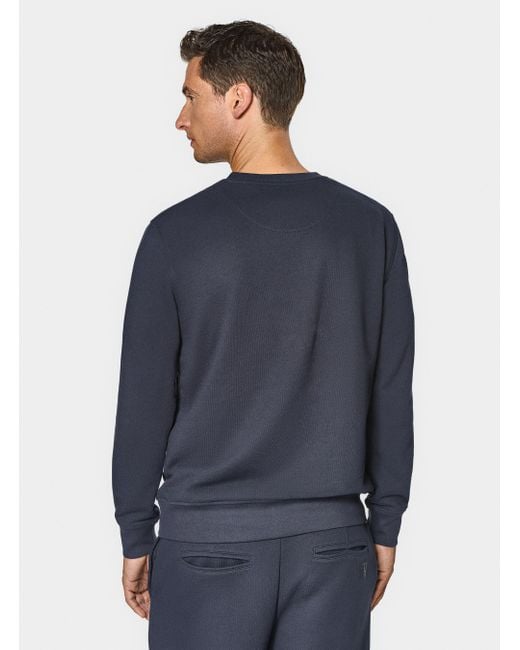 Felpa Girocollo Gt01 Con Logo Taglia di Gutteridge in Blue da Uomo
