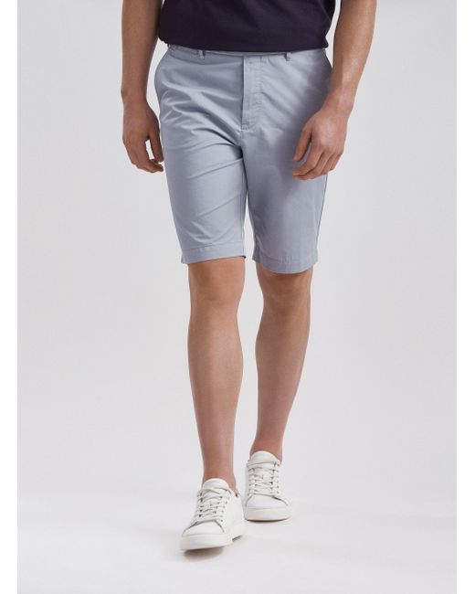 Bermuda En Sergé De Coton Léger Gutteridge pour homme en coloris Blue