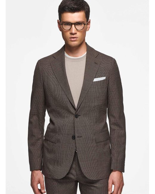 Giacca Per Abito di Gutteridge in Brown da Uomo