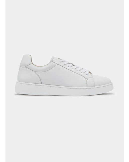 Gutteridge Turnschuhe Aus Gehämmertem Nappa in White für Herren