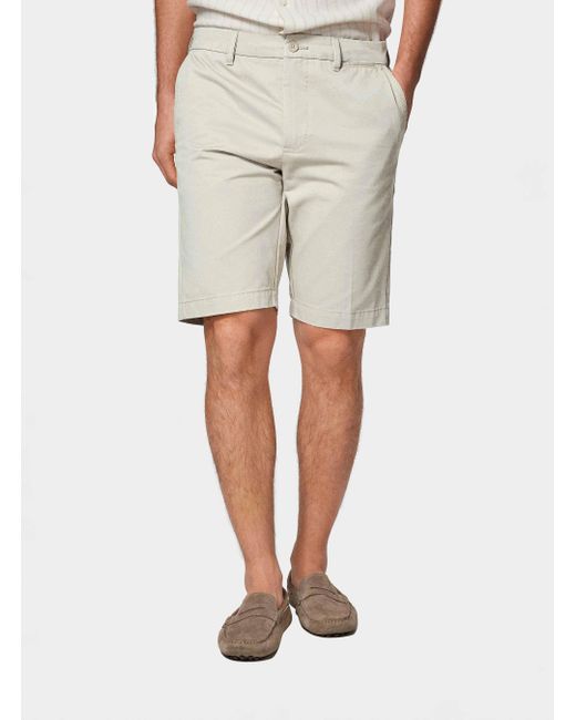 Bermudas De Sarga De Algodón, Talla Gutteridge de hombre de color Natural