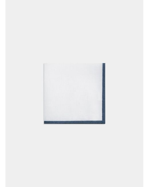 Gutteridge Leinen-Clutch in White für Herren
