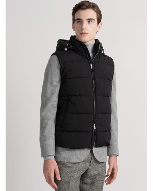 Smanicato Imbottito, Taglia di Gutteridge in Black da Uomo